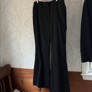 Womens Black Pinstripe suit Pants - Classic Tailored Fit